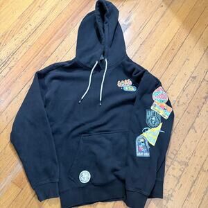 GOAT USA Black Graphic Size Small– Logo Sleeve Streetwear